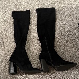 F21 thigh high boots